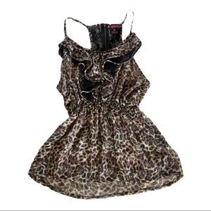 NWOT Rock&Roll Cowgirl Leopard top